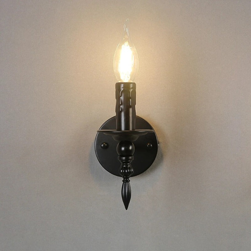 Elegant svart vegglampe Skanto