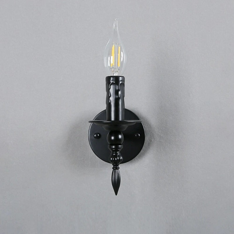 Elegant svart vegglampe Skanto