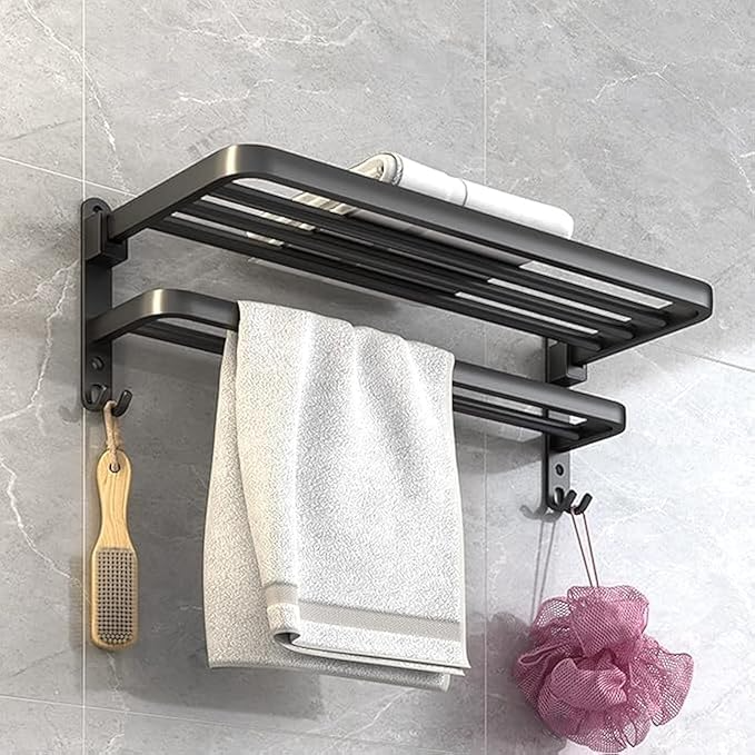 Håndkleholder med sugekopper | Enkel installasjon, sikker grep | Skanto