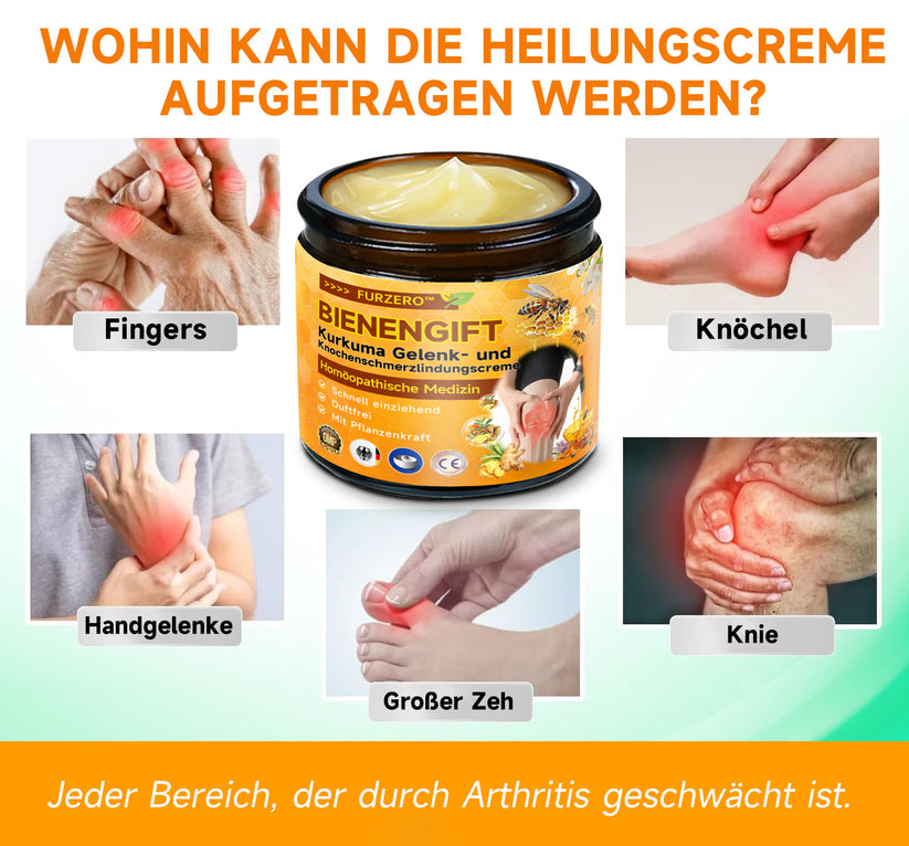 Bienen-Vital-Creme | Rask smertelindring | Skanto