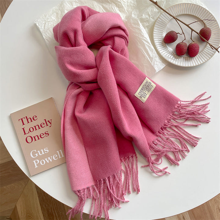 LuxeTwist Skjerf - Elegant Reversibel Pashmina Skanto