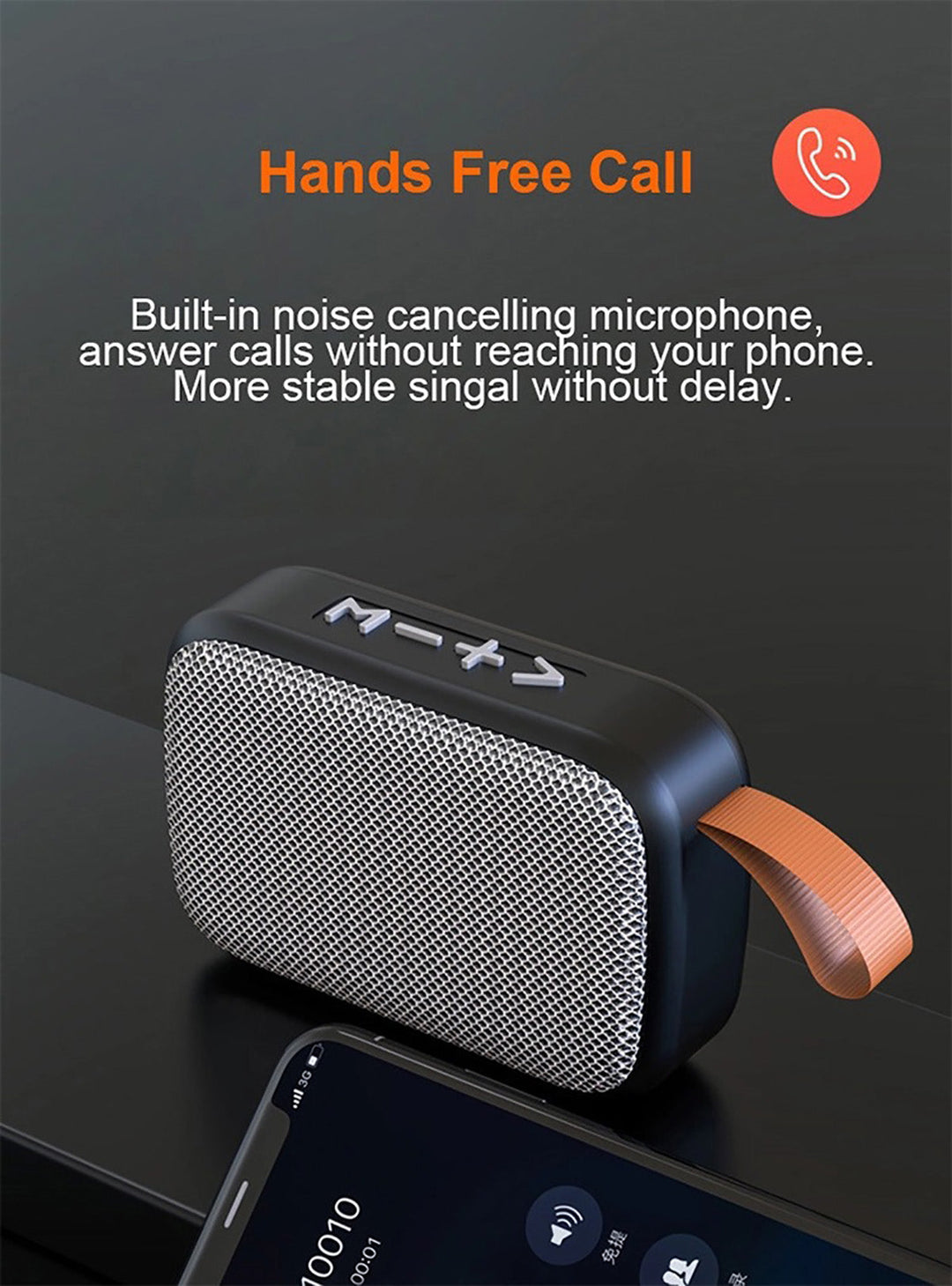 Bærbar Bluetooth-høyttaler med HiFi-lyd Skanto