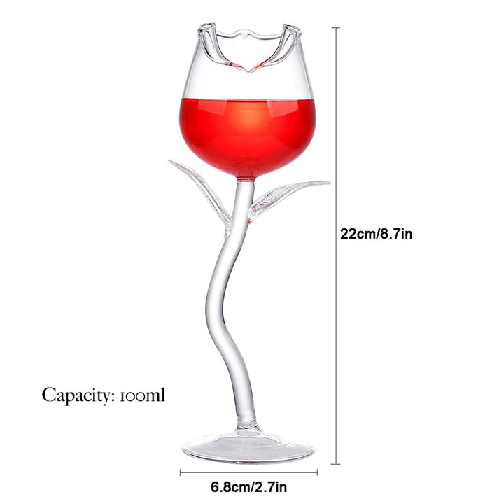 Skanto | 2Pcs Rosformet Vin Glass