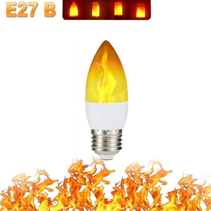 LED Festlampe med 4 Brannmoduser Skanto