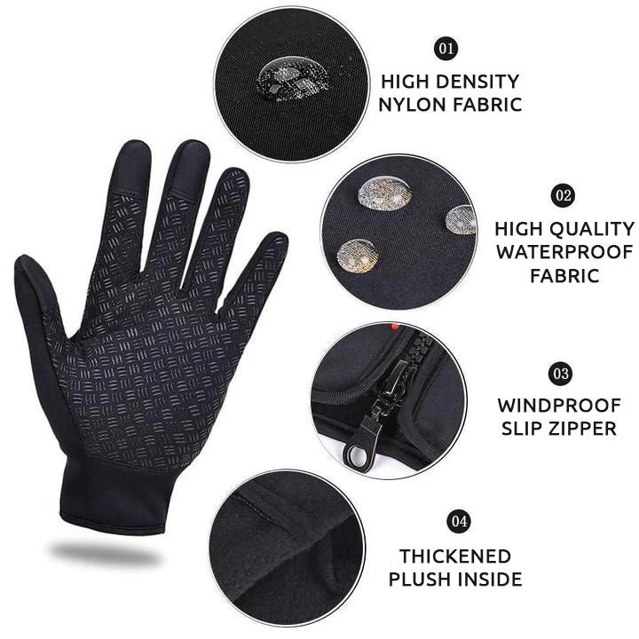 Wärmende Thermohandschuhe, Fahrrad-, Skihandschuhe