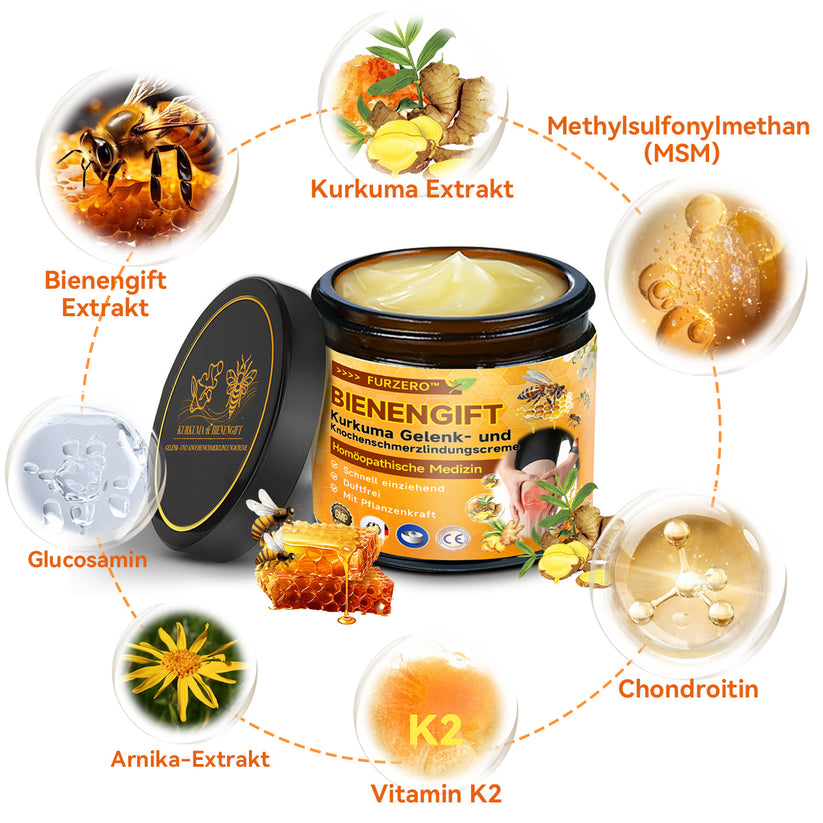 Bienen-Vital-Creme | Rask smertelindring | Skanto