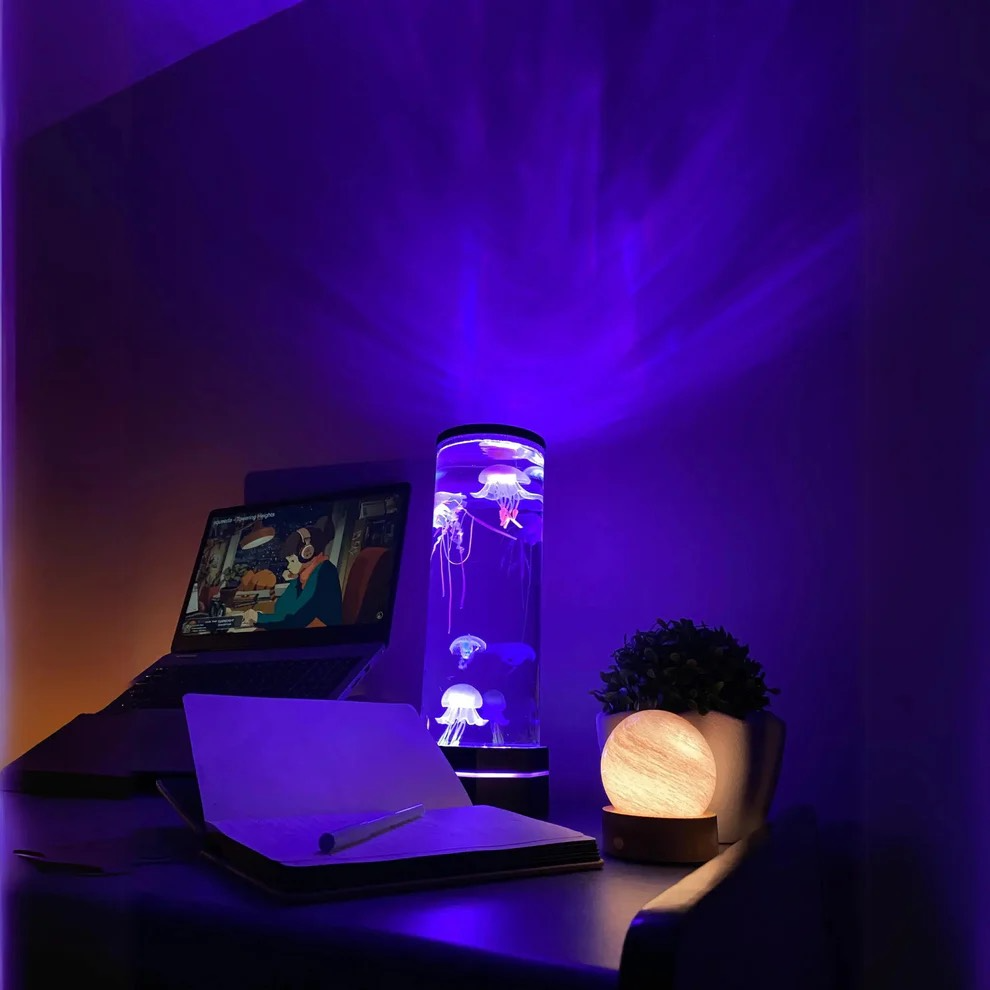 Jellyfish Akvarium Bordlampe | Skanto