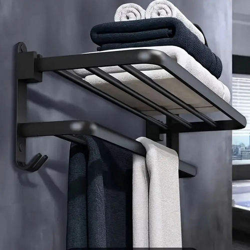 Håndkleholder med sugekopper | Enkel installasjon, sikker grep | Skanto