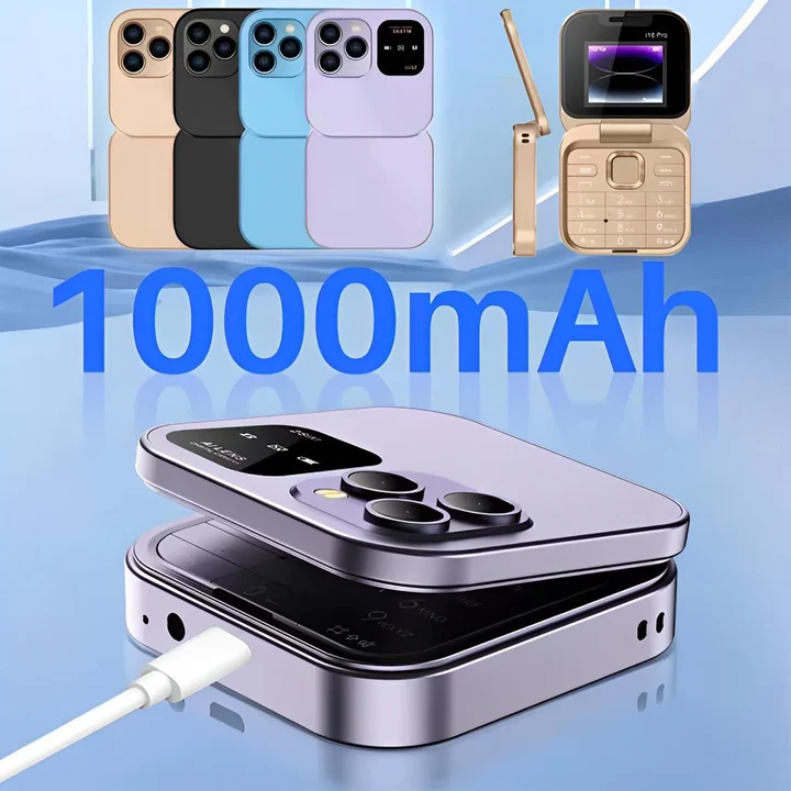 Skanto | Sammenleggbar Dual SIM Telefon – Lang Batteritid & Lett