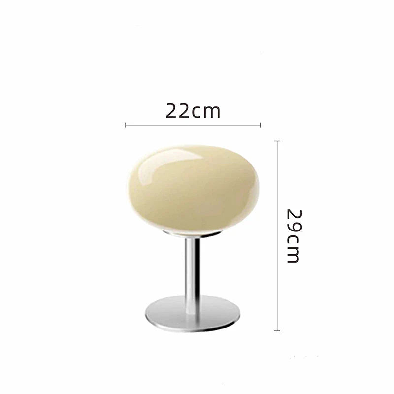 Skanto | DESIGNER GLASS TABLE LAMP - AMBIENT LED LAMP FOR BEDROOM AND STUDY