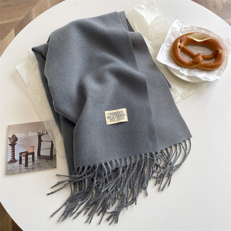 LuxeTwist Skjerf - Elegant Reversibel Pashmina Skanto