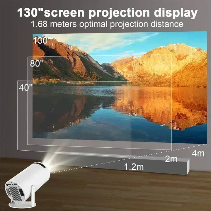 Skanto | Hjemmekino 4K-projektor for spilling og utendørs filmer