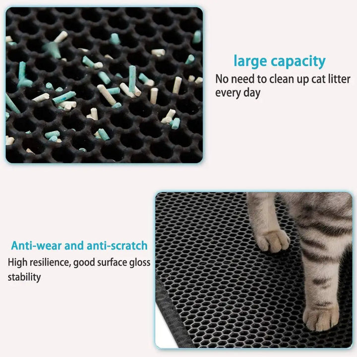 Wasserdichte, doppellagige Katzenstreumatte