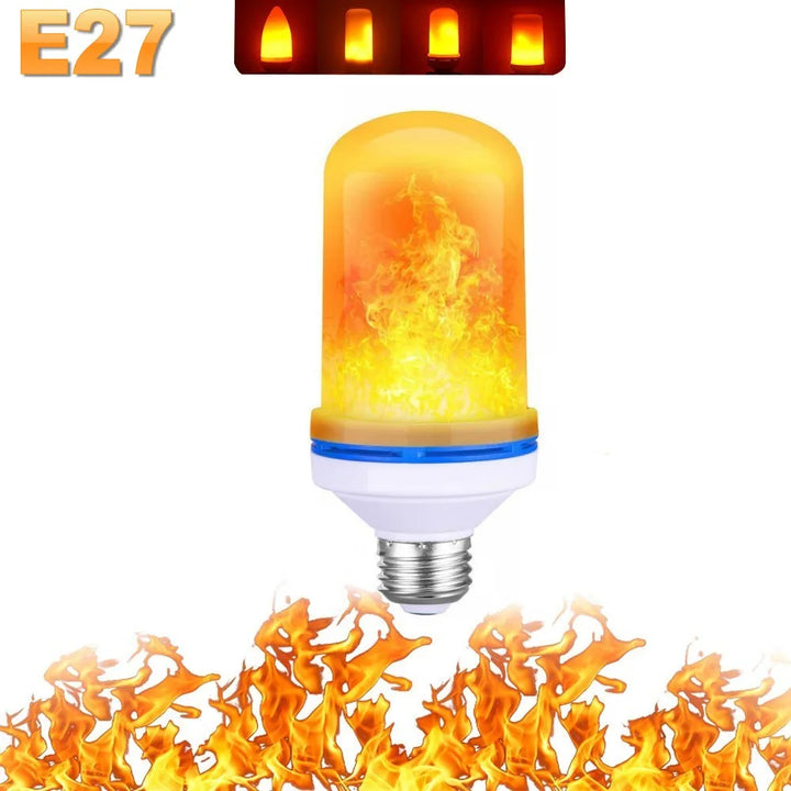 Skanto | LED FLAME LIGHT PARTY LAMP - 4 MODUS SIMULERING ILD