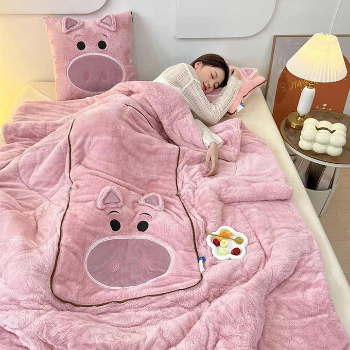 Skanto | Konvertibel CozyNest Teppepute Kombinasjon for Hjemkomfort
