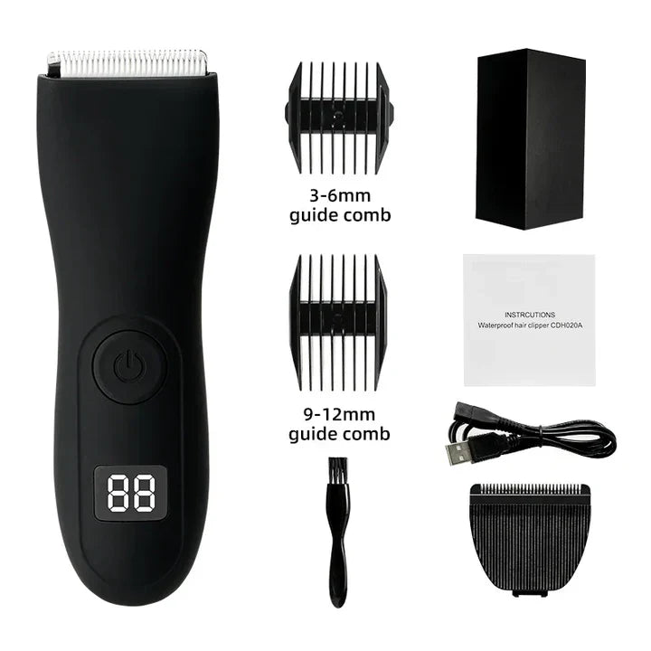 Skanto | Herres kroppshårtrimmer og kvinner razor med bikinivedlegg
