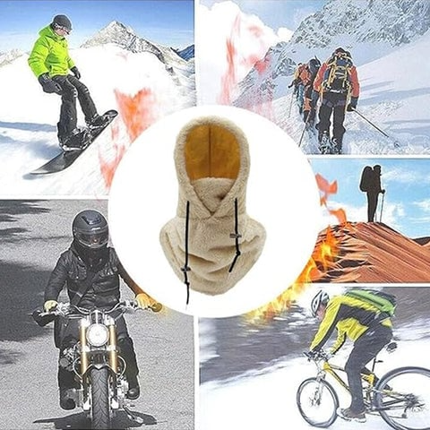 Ski maske med Sherpa hette | Skanto