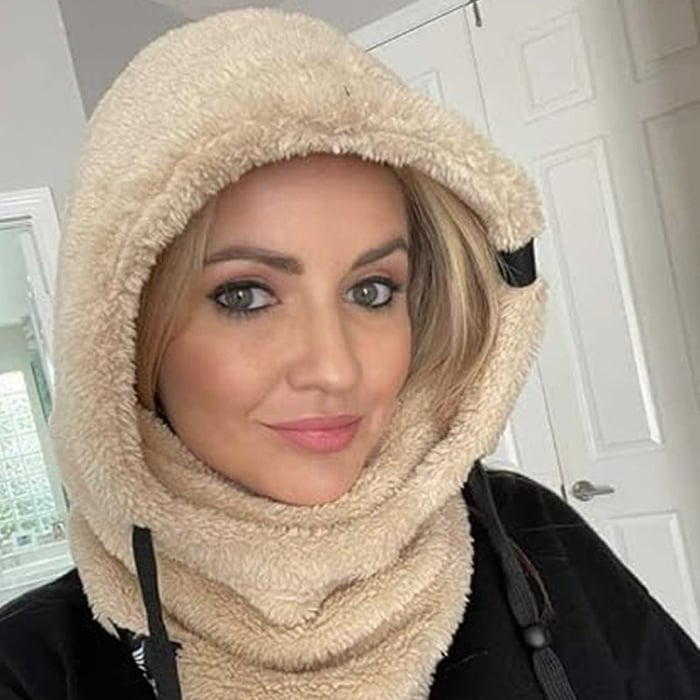 Ski maske med Sherpa hette | Skanto