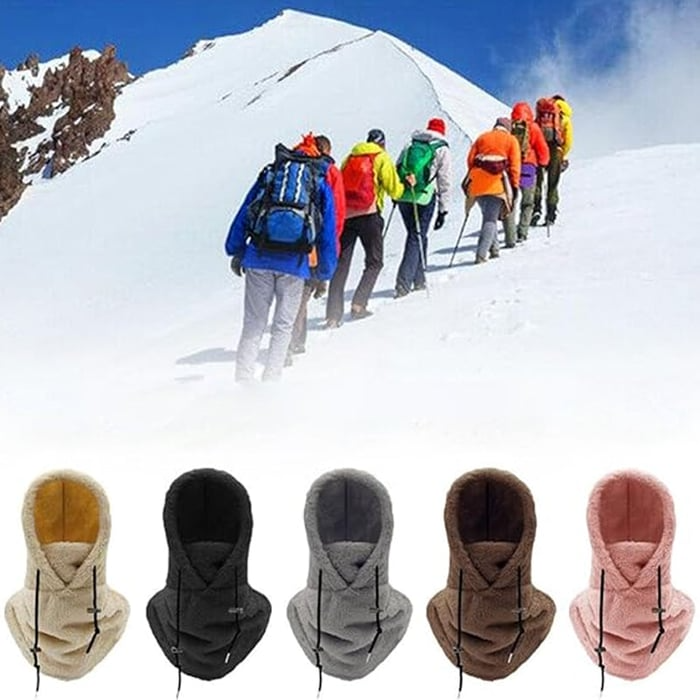 Ski maske med Sherpa hette | Skanto
