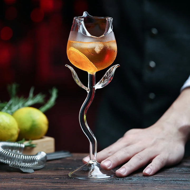 Skanto | 2Pcs Rosformet Vin Glass