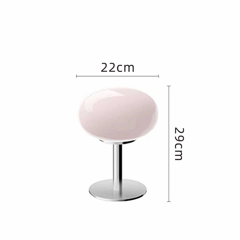 Skanto | DESIGNER GLASS TABLE LAMP - AMBIENT LED LAMP FOR BEDROOM AND STUDY