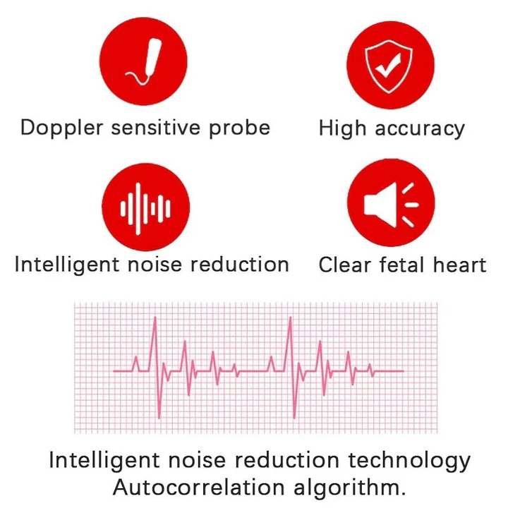 Fetaler Doppler-Herzfrekvensmonitor