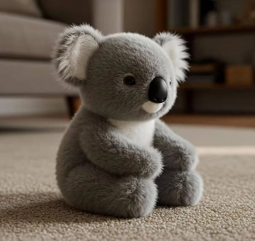 Skanto | Beroligende Kos Koala – Realistisk Vektet Plysj for Stress og Angst