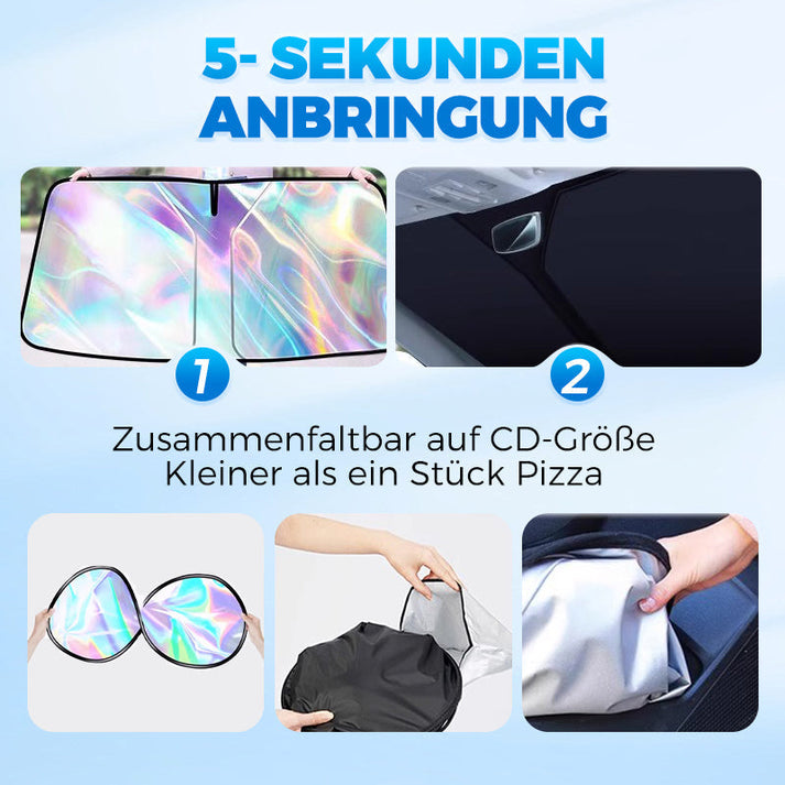 Laser-reflekterende frontrute | Slank design, rask oppsett, kompakt folding | Skanto