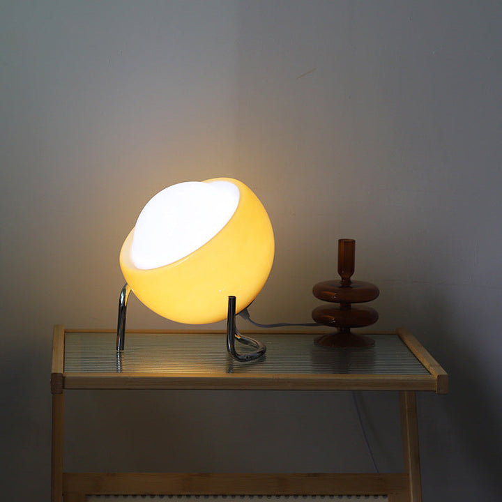 Skandinavisk Glass Bordlampe for Atmosfære Skanto