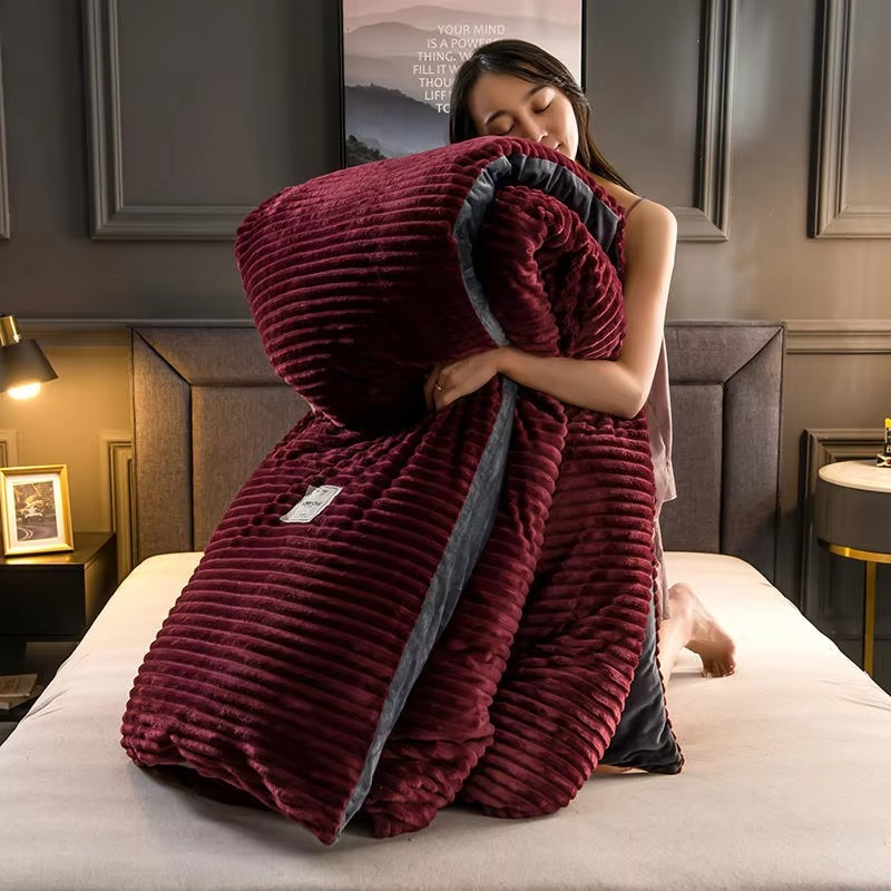 Skanto | Fløyelsfleece Teleskopdeksel for Ultimate Comfort – Myk, Varm, og Koselig Sengetøy Løsning