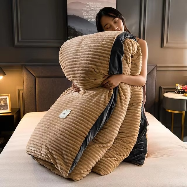 Skanto | Fløyelsfleece Teleskopdeksel for Ultimate Comfort – Myk, Varm, og Koselig Sengetøy Løsning
