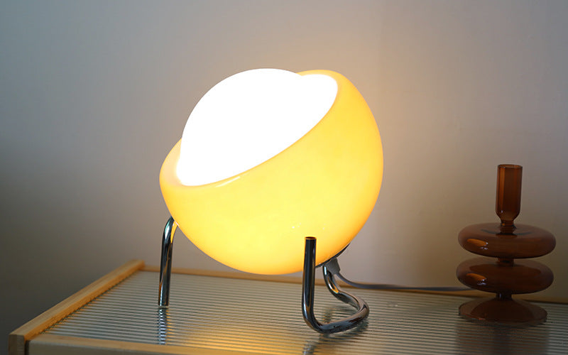 Skandinavisk Glass Bordlampe for Atmosfære Skanto