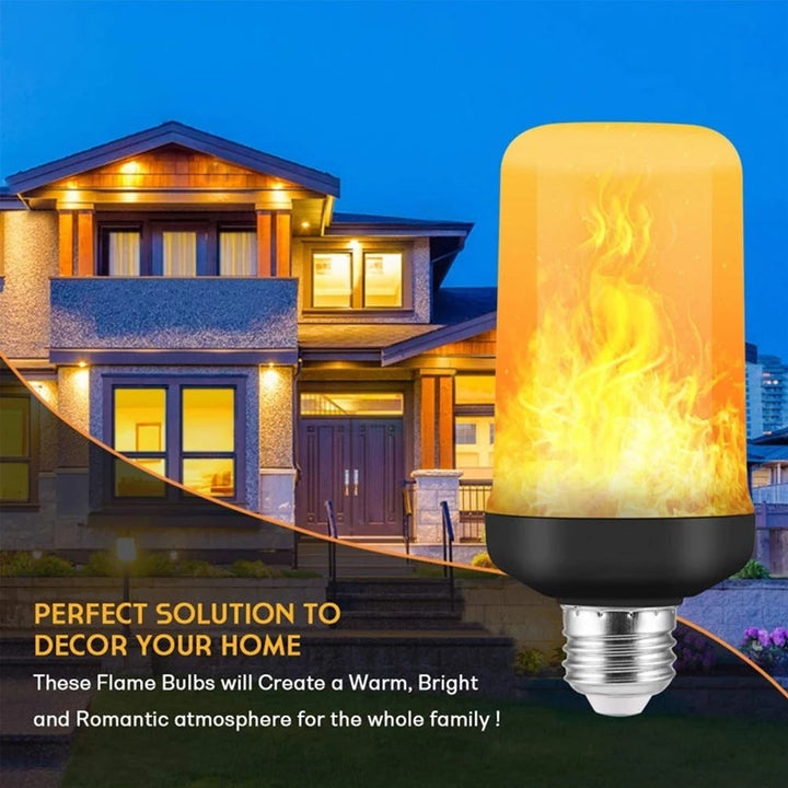 LED FLAME LIGHT PARTY LAMP - 4 MODES FIRE SIMULATION | Skanto