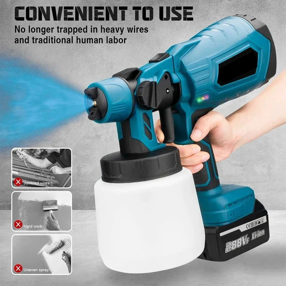 Skanto | Trådløs Høy Effekt DIY Alle Overflater Malingssprøyte