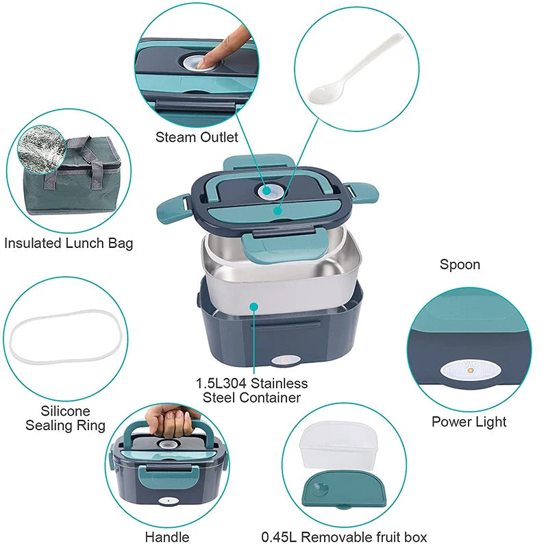 Skanto | 60W Elektrisk Lunsjboks Matvarmer