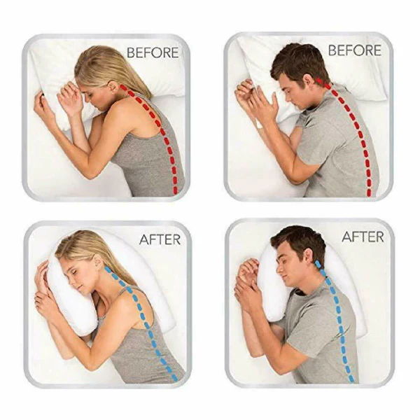 Skanto | Side Sleeper Pillow med Ørehull
