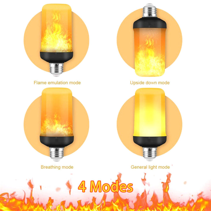 Skanto | LED FLAME LIGHT PARTY LAMP - 4 MODUS SIMULERING ILD