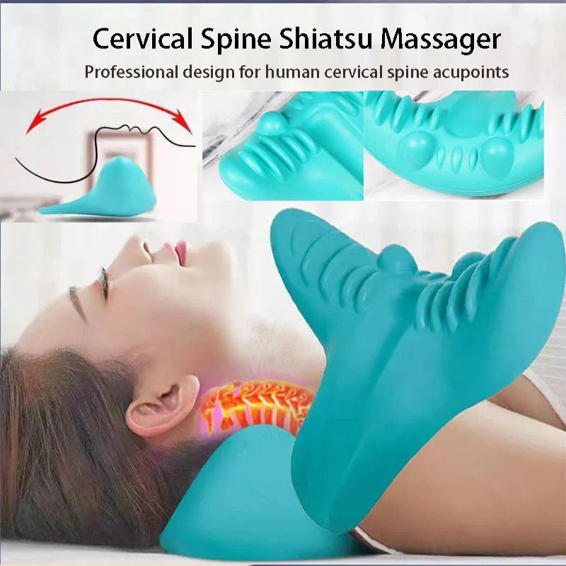 Skanto | Nakke- og skulderstrek – Cervikal trekkpute for spinal justering og massasje