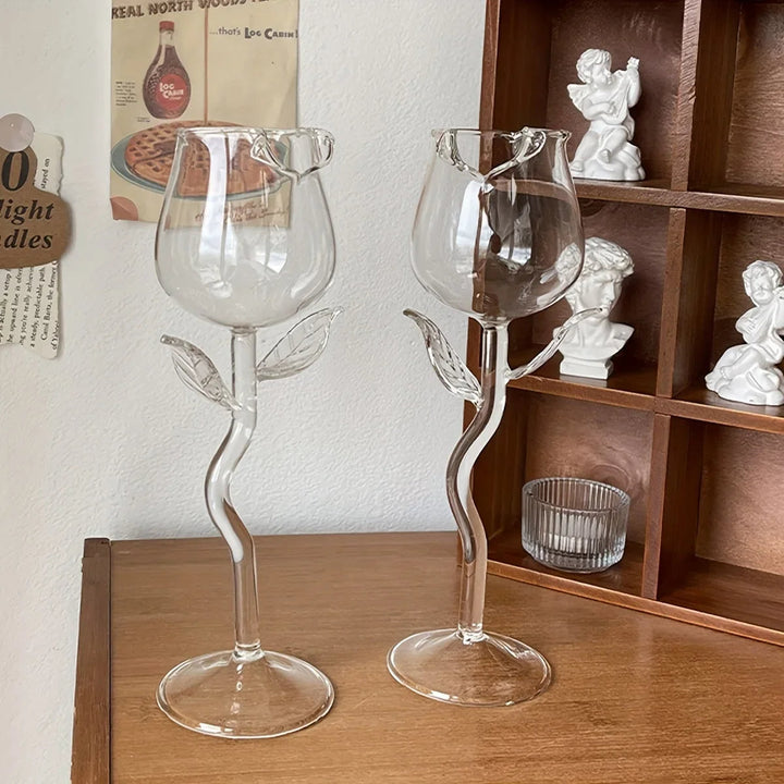 Skanto | 2Pcs Rosformet Vin Glass