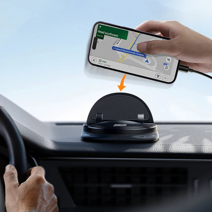 Skanto | 360° RotateX – Universal roterende biltelefonholder | Sikker og justerbar festemekanisme for alle smarttelefoner