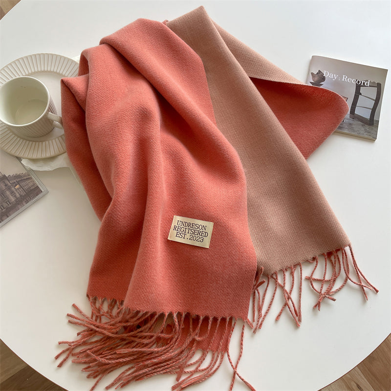 LuxeTwist Skjerf - Elegant Reversibel Pashmina Skanto