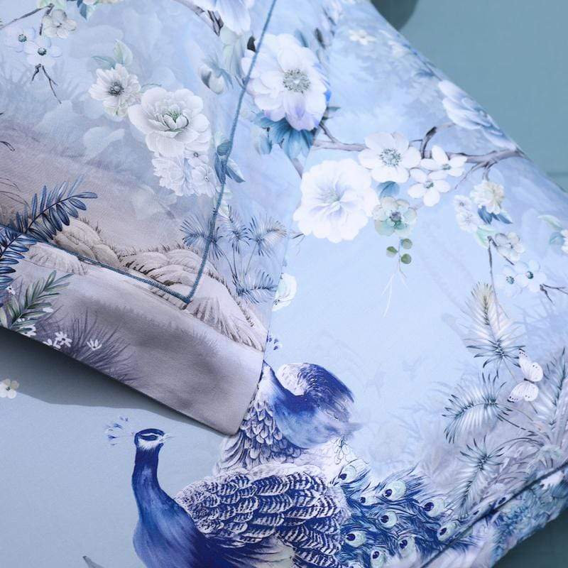 Dreamland Dyne Sett – 500 TC Egyptisk Bomull med Blomsterfugl Design | Skanto