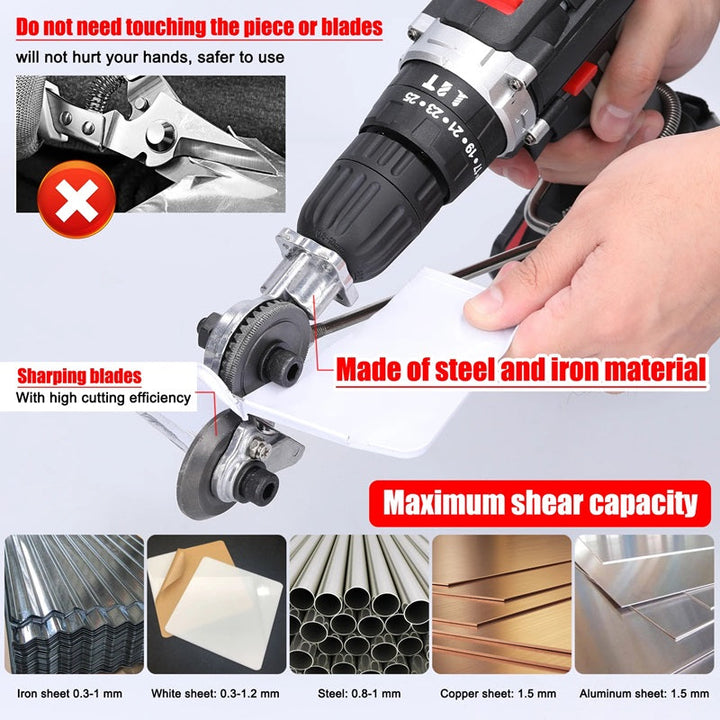 Skanto | Heavy-Duty Metal Cutting Adapter for Drill