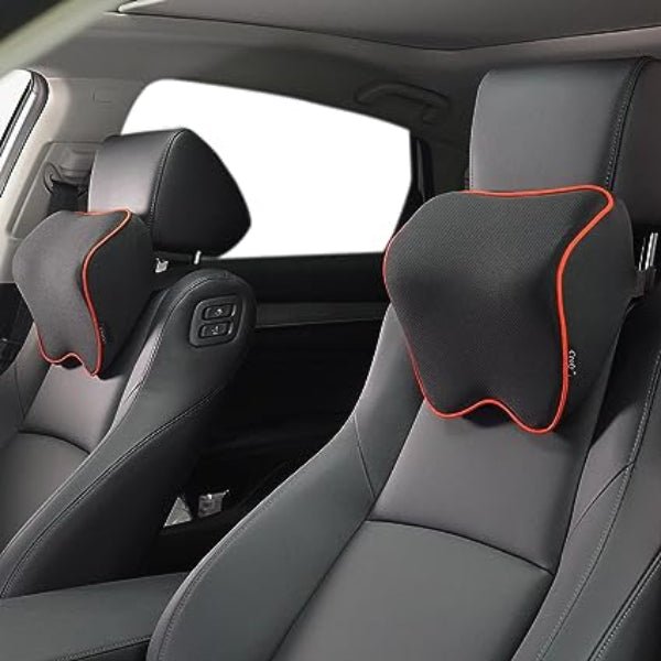 Skanto | DRIVECOMFORT – 2-pack minneskum nakkepillows for ergonomisk reisestøtte