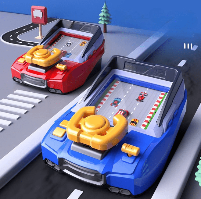 Skanto | Driveo Dash – Interaktivt Barnas Racing Ratt – Realistisk Kjøropplevelse for Motoriske Ferdigheterutvikling