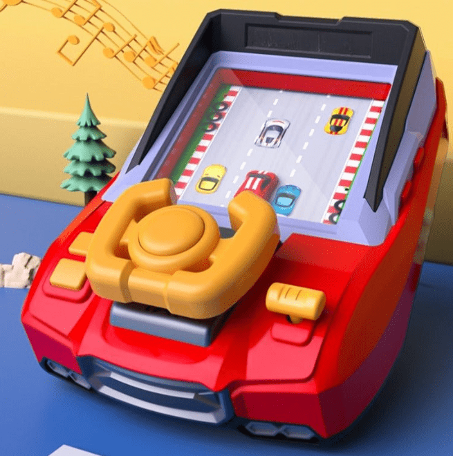 Skanto | Driveo Dash – Interaktivt Barnas Racing Ratt – Realistisk Kjøropplevelse for Motoriske Ferdigheterutvikling