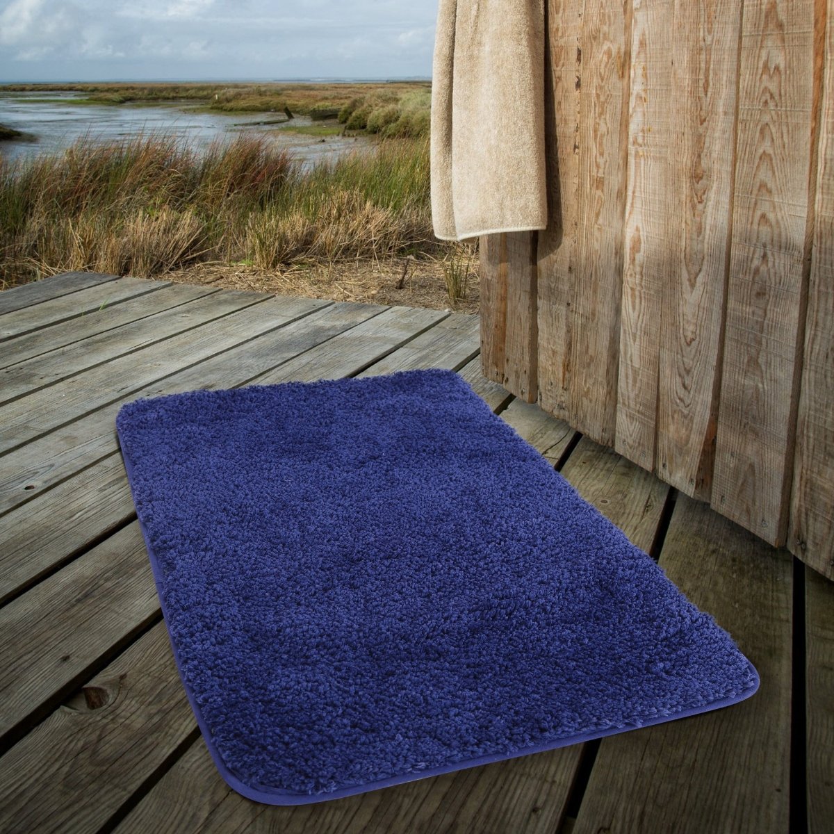 Norvo | Luxura UltraSoft Bade matte | Super-absorberende mikrofiber baderomsmatte med sklisikker bakside