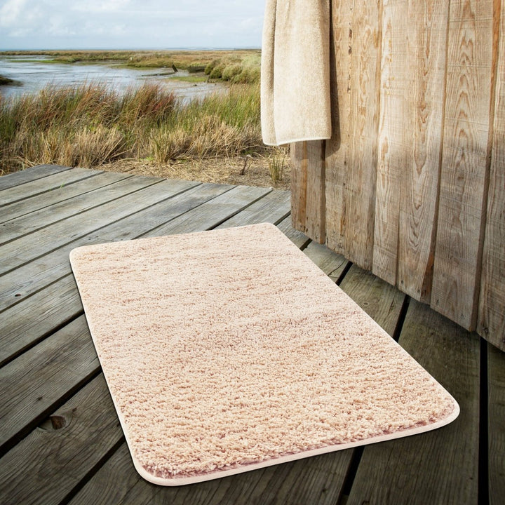 Skanto | Luxura UltraSoft Bade matte | Super-absorberende mikrofiber baderomsmatte med sklisikker bakside