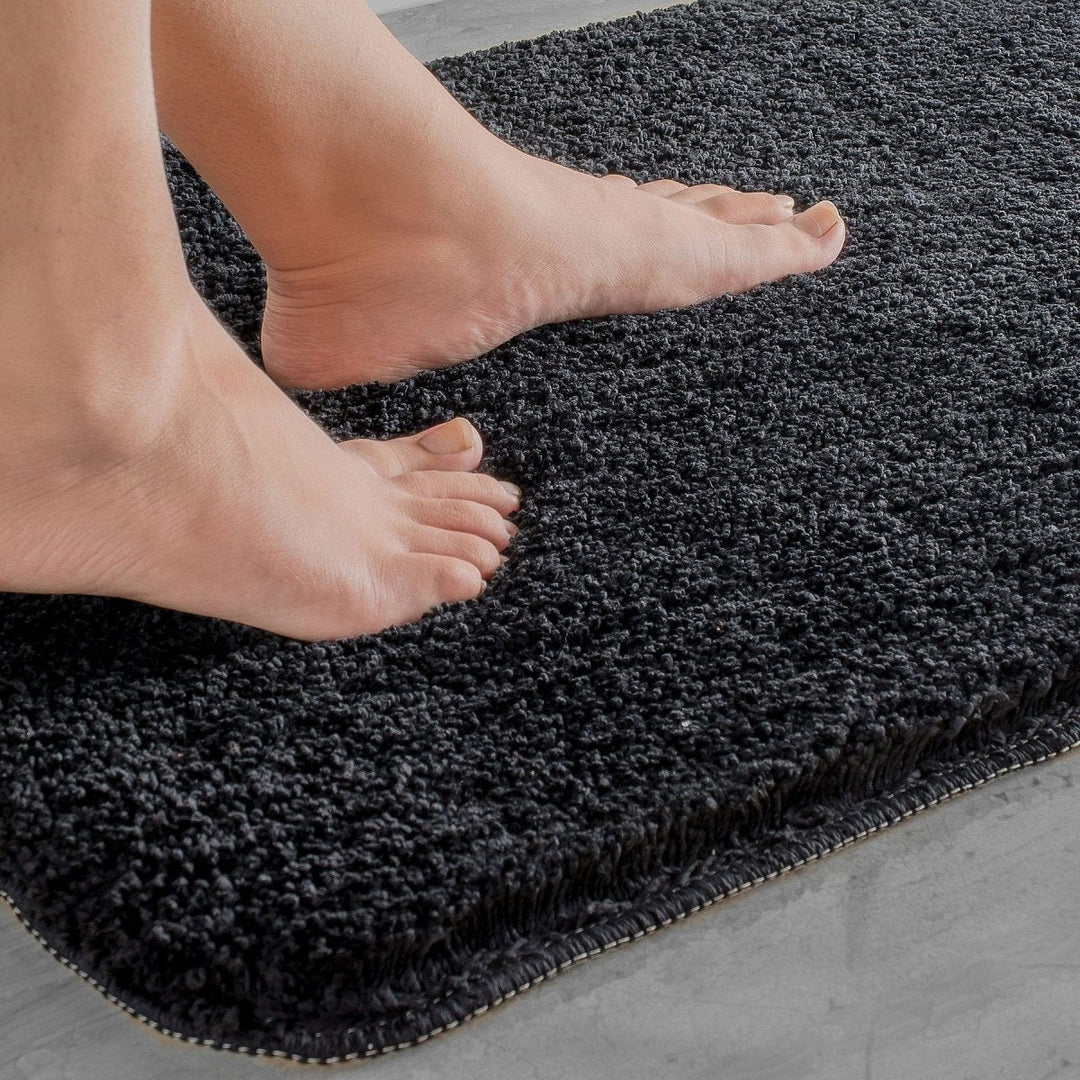 Skanto | Luxura UltraSoft Bade matte | Super-absorberende mikrofiber baderomsmatte med sklisikker bakside