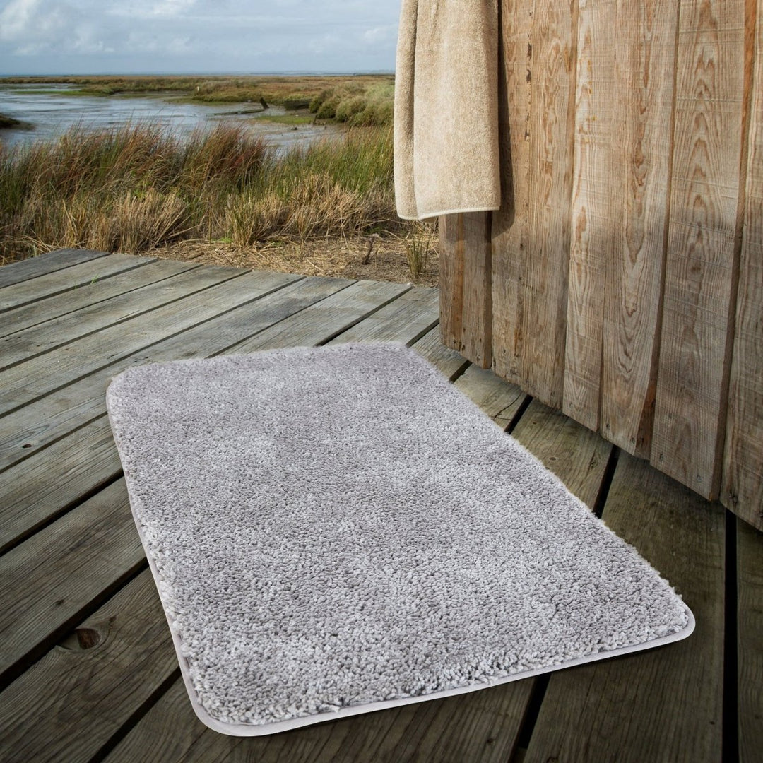 Skanto | Luxura UltraSoft Bade matte | Super-absorberende mikrofiber baderomsmatte med sklisikker bakside